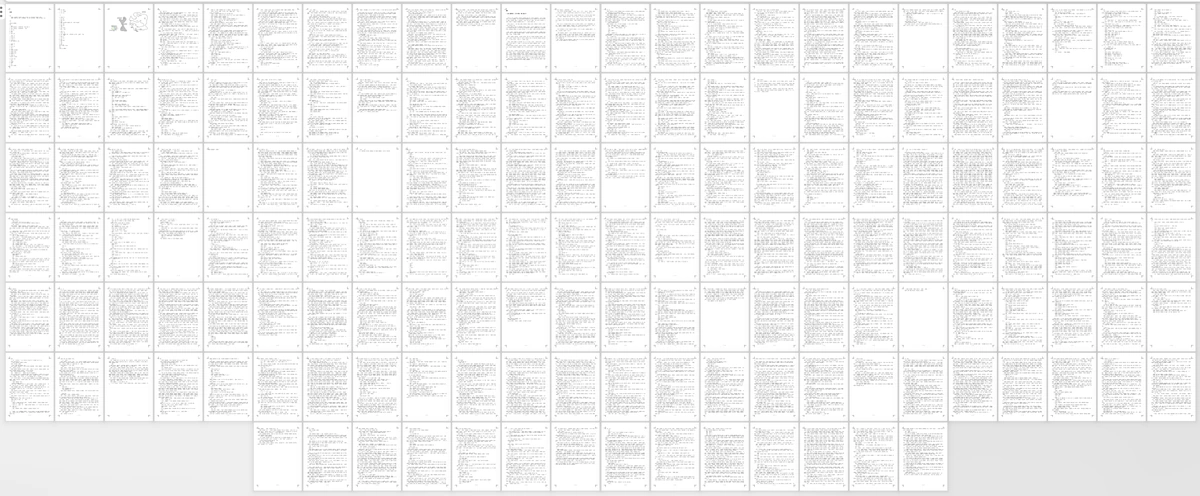 Page-by-page overview of the more than 150-page Chinese novel 时空使